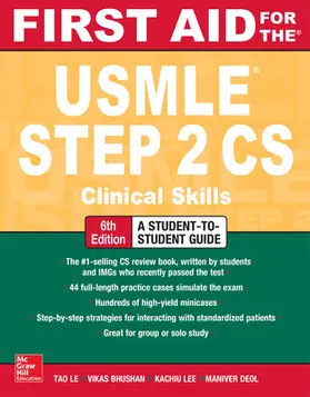 Bhushan | FIRST AID FOR THE USMLE STEP 2 CS | Buch | 978-1-259-86244-1 | www2.sack.de