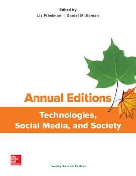 Friedman / Mittleman |  Annual Editions: Technologies, Social Media, and Society | Buch |  Sack Fachmedien