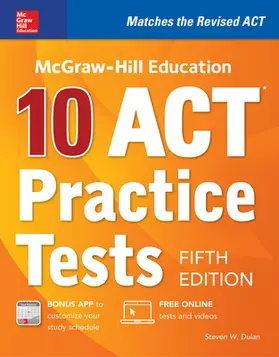 Dulan |  McGraw-Hill Education: 10 ACT Practice Tests, Fifth Edition | Buch |  Sack Fachmedien