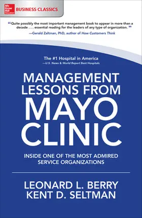 Berry / Seltman |  MGMT LESSONS MAYO CLINIC PB | Buch |  Sack Fachmedien