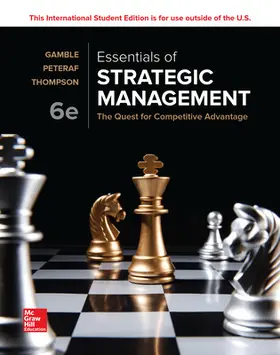 Gamble / Thompson Jr. / Thompson |  Essentials of Strategic Management: The Quest for Competitive Advantage | Buch |  Sack Fachmedien