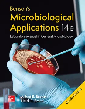 Brown |  Bound Version for Benson's Microbiological Applications Laboratory Manual: Concise Version | Buch |  Sack Fachmedien