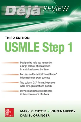 Tuttle |  Deja Review USMLE Step 1 3e | Buch |  Sack Fachmedien