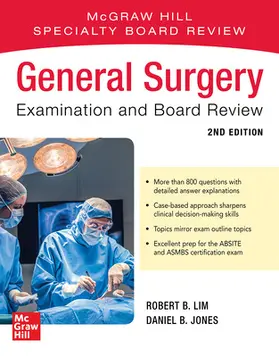 Lim / Jones |  General Surgery Examination and Board Review, Second Edition | Buch |  Sack Fachmedien