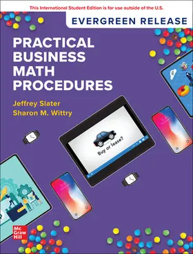 Slater / Wittry |  Practical Business Math Procedures: 2025 Release ISE | Buch |  Sack Fachmedien