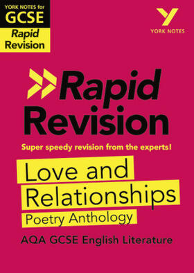 Toop |  York Notes RAPID AQA GCSE (Revision Guide) Love and Relationships Poetry Anthology - for 2025, 2026 exams | Buch |  Sack Fachmedien
