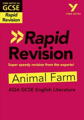 Brindle |  York Notes RAPID AQA GCSE (Revision Guide) Animal Farm - for 2025, 2026 exams | Buch |  Sack Fachmedien