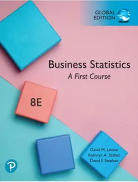 Levine / Szabat / Stephan |  Business Statistics: A First Course, Global Edition | Buch |  Sack Fachmedien