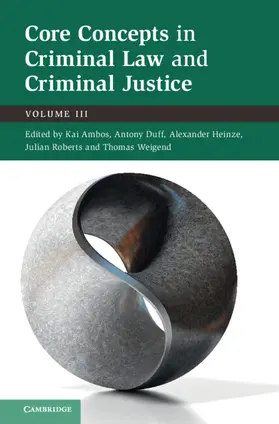 Heinze / Duff / Roberts |  Core Concepts in Criminal Law and Criminal Justice: Volume 3 | Buch |  Sack Fachmedien
