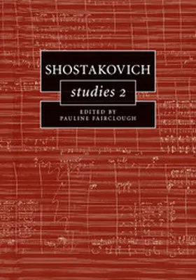 Fairclough |  Shostakovich Studies 2 | Buch |  Sack Fachmedien