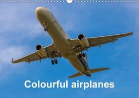 D. |  Colourful airplanes (Wall Calendar perpetual DIN A3 Landscape) | Sonstiges |  Sack Fachmedien