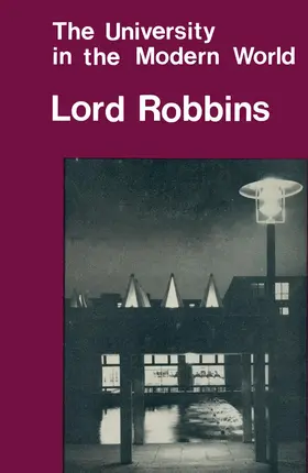 Robbins |  The University in the Modern World | Buch |  Sack Fachmedien