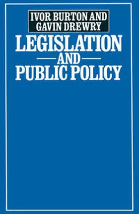 Burton / Drewry |  Legislation and Public Policy | eBook | Sack Fachmedien