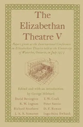 Hibbard |  The Elizabethan Theatre V | eBook | Sack Fachmedien