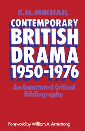Mikhail |  Contemporary British Drama 1950–1976 | eBook | Sack Fachmedien