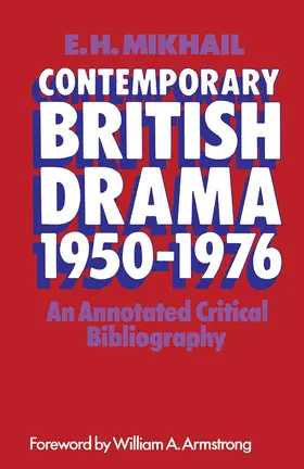 Mikhail |  Contemporary British Drama 1950-1976 | Buch |  Sack Fachmedien