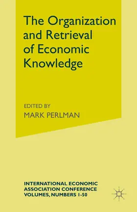Perlman |  The Organization and Retrieval of Economic Knowledge | Buch |  Sack Fachmedien