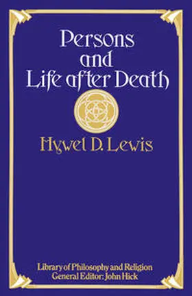 Lewis |  Persons and Life after Death | eBook | Sack Fachmedien