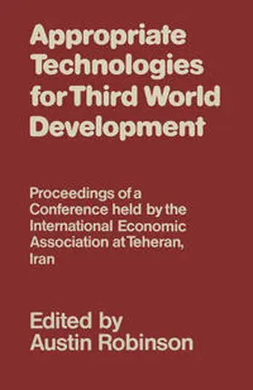Robinson |  Appropriate Technologies for Third World Development | eBook | Sack Fachmedien