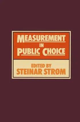 Strom |  Measurement in Public Choice | eBook | Sack Fachmedien