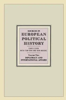Cook |  Sources in European Political History | eBook | Sack Fachmedien