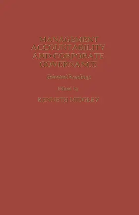 Midgley | Management Accountability and Corporate Governance | Buch | 978-1-349-05946-1 | www2.sack.de