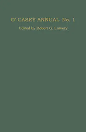 Lowery |  O’Casey Annual No. 1 | eBook | Sack Fachmedien