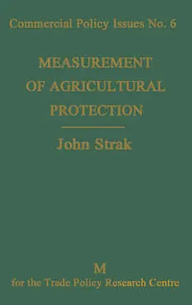 Strak |  Measurement of Agricultural Protection | eBook | Sack Fachmedien