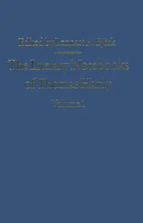 Hardy / Björk |  The Literary Notebooks of Thomas Hardy | eBook | Sack Fachmedien