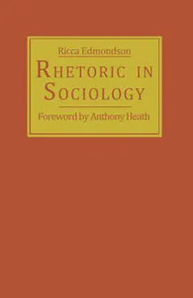 Edmondson |  Rhetoric in Sociology | eBook | Sack Fachmedien