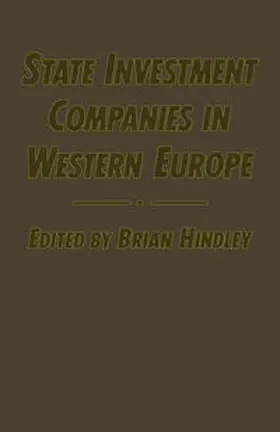 Hindley |  State Investment Companies in Western Europe | eBook | Sack Fachmedien