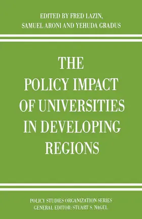 Lazin |  The Policy Impact of Universities in Developing Regions | Buch |  Sack Fachmedien