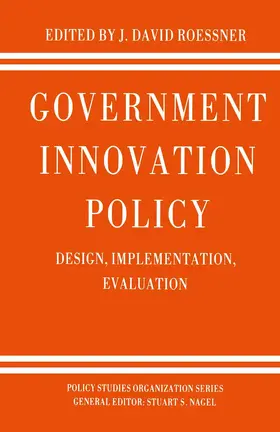 Roessner |  Government Innovation Policy | Buch |  Sack Fachmedien