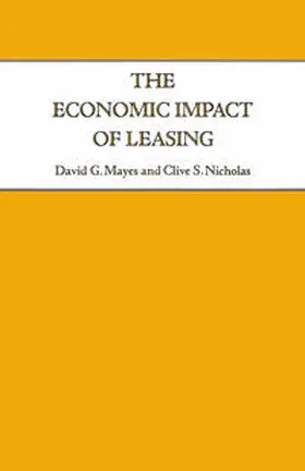 Mayes / Nicholas |  The Economic Impact of Leasing | eBook | Sack Fachmedien