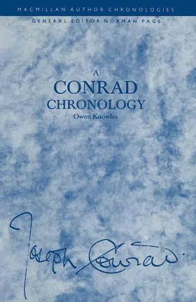Knowles | A Conrad Chronology | Buch | 978-1-349-10029-3 | www2.sack.de