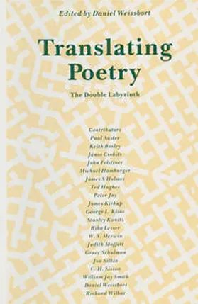 Weissbort |  Translating Poetry | eBook | Sack Fachmedien