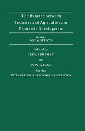 Adelman / Lane |  The Balance Between Industry and Agriculture in Economic Development | eBook | Sack Fachmedien