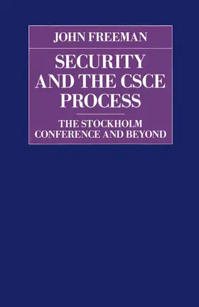 Freeman |  Security and the CSCE Process | Buch |  Sack Fachmedien