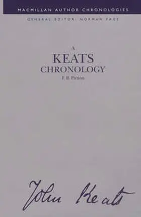 Pinion |  A Keats Chronology | eBook | Sack Fachmedien