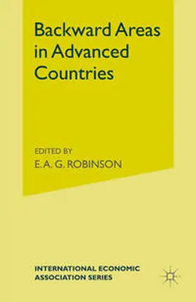 Robinson |  Backward Areas in Advanced Countries | eBook | Sack Fachmedien