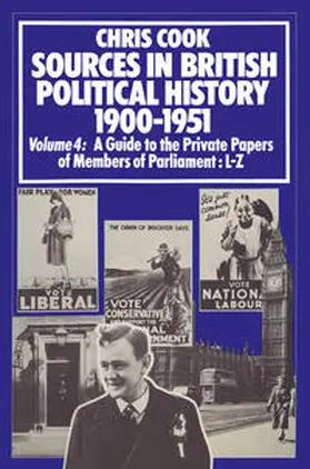Cook / Jones / Sinclair |  Sources in British Political History 1900–1951 | eBook | Sack Fachmedien
