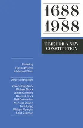 Holme / Elliott |  Time for a New Constitutional Change | eBook | Sack Fachmedien