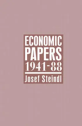 Steindl |  Economic Papers 1941-88 | eBook | Sack Fachmedien