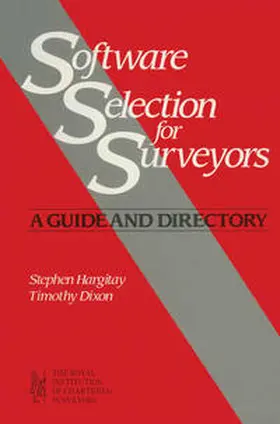 Dixon / Hargitay |  Software Selection for Surveyors | eBook | Sack Fachmedien
