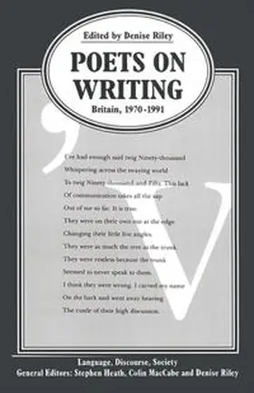Riley |  Poets on Writing | eBook | Sack Fachmedien