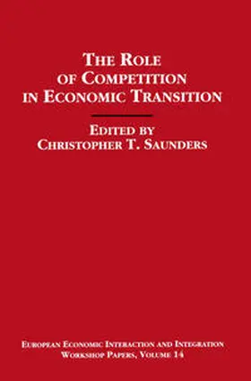 Saunders |  The Role of Competition in Economic Transition | eBook | Sack Fachmedien