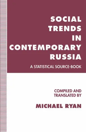 Ryan / trans |  Social Trends in Contemporary Russia | Buch |  Sack Fachmedien