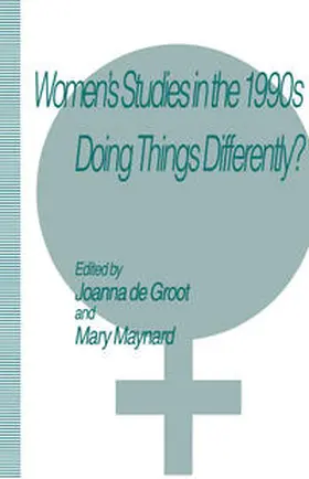 de Groot / Maynard |  Women's Studies in the 1990s | eBook | Sack Fachmedien