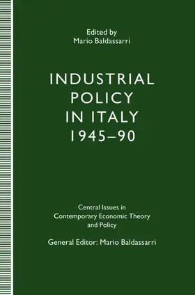 Baldassarri |  Industrial Policy in Italy, 1945-90 | Buch |  Sack Fachmedien