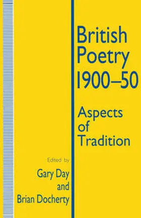 Day / Docherty |  British Poetry, 1900-50 | eBook | Sack Fachmedien